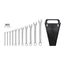 Combination Wrench Set with Holder, 11-Piece (1/4 - 3/4")