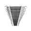 Combination Wrench Set with Rack, 19-Piece (1/4 - 1-1/4")