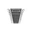 Combination Wrench Set with Rack, 11-Piece (1/4 - 3/4")
