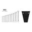 Combination Wrench Set with Rack, 11-Piece (1/4 - 3/4")