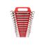 Combination Wrench Set with Holder, 14-Piece (6 - 19mm)