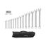 Combination Wrench Set with Pouch, 15-Piece (1/4 - 1")