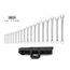 Combination Wrench Set with Pouch, 19-Piece (1/4 - 1-1/4")