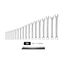 Combination Wrench Set with Modular Wrench Organizer, 19-Piece (1/4 - 1-1/4")