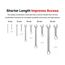 Stubby Combination Wrench Set w/ Modular Organizers, 34-Piece (1/4"- 1", 6 - 24mm)