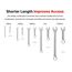 Stubby and Standard Length Combination Wrench Set with Modular Wrench Organizer, 50-Piece (1/4 - 3/4", 6 - 19mm)