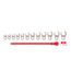 3/8" Drive 6-Point Flare Nut Crowfoot Wrench Set with Key, 12-Piece (8-19mm)