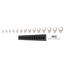 3/8" Drive 6-Point Flare Nut Crowfoot Wrench Set with Rack, 14-Piece (5/16 - 1-1/16")