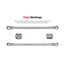 1/4 x 5/16" Long Flex Head 12-Point Ratcheting Box End Wrench