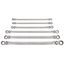 Long Flex Head 12-Point Ratcheting Box End Wrench Set, 6-Piece (1/4-13/16")