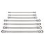 Long Flex Head 12-Point Ratcheting Box End Wrench Set, 7-Piece (6-19mm)