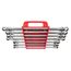 Long Flex Head 12-Point Ratcheting Box End Wrench Set with Holder, 7-Piece (6-19mm)