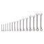 Reversible 12-Point Ratcheting Combination Wrench Set, 15-Piece (1/4-1")