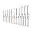 Reversible 12-Point Ratcheting Combination Wrench Set, 25-Piece (1/4-3/4", 6-19mm)