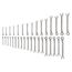 Reversible 12-Point Ratcheting Combination Wrench Set, 34-Piece (1/4-1", 6-24mm)