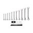 Reversible 12-Point Ratcheting Combination Wrench Set with Modular Wrench Organizer, 11-Piece (1/4-3/4")