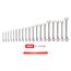 Reversible 12-Point Ratcheting Combination Wrench Set with Modular Wrench Organizer, 19-Piece (6-24mm)