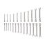 Flex Head 12-Point Ratcheting Combination Wrench Set, 25-Piece (1/4-3/4", 6-19mm)