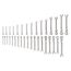 Flex Head 12-Point Ratcheting Combination Wrench Set, 34-Piece (1/4-1", 6-24mm)
