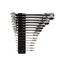 Flex Head 12-Point Ratcheting Combination Wrench Set with Modular Wrench Organizer, 15-Piece (1/4-1")