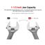 2-Piece (6" & 9") Adjustable Wrench Set, 1-1/2" Jaw Capacity