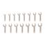 Service Wrench Set, 15 Pieces (3/4" - 1-5/8")