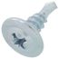 #8 x 1/2" Phillips Wafer Head Self Drilling Screw (100 Pack)