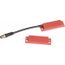 Safety Limit Switch, 25mm Wide Body, Noncontact, 24 VDC, NO/2NC, 0.15m Cable, IP67, Noncontact, Side Entry, XCSDMP700L01M12