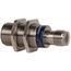 Inductive Proximity Sensor, Cylinder Shielded, M18 Body, 0.2" Sensing Distance, 12 to 24 VDC, NPN, Normally Closed, 3-Wire, M12 Connector, XS518B1NBM12