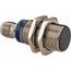 Inductive Proximity Sensor, Cylinder Shielded, M18 Body, 0.2" Sensing Distance, 12 to 24 VDC, PNP, Normally Closed, 3-Wire, M12 Connector, XS518B1PBM12