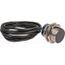 Inductive Proximity Sensor, Cylinder Shielded, M30 Body, 0.39" Sensing Distance, 12 to 24 VDC, NPN, Normally Closed, 3-Wire, 2m Cable, XS530B1NBL2
