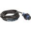 Photoelectric Sensor, Retroreflective, 4m Range, 12 to 24 VDC, Light Operate, NPN NO, 2m Cable, PBT, XUB1ANANL2