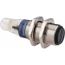 Photoelectric Sensor, Retroreflective, 4m Range, 12 to 24 VDC, Dark Operate, NPN NC, M12 Connector, Nickel Plated Brass, XUB1BNBNM12
