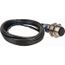 Photoelectric Sensor, Retroreflective, 4m Range, 12 to 24 VDC, Dark Operate, PNP NC, 2m Cable, Nickel Plated Brass, XUB1BPBNL2
