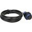 Photoelectric Sensor, Through Beam, Emitter, 15m Range, 12 to 24 VDC, Light Operate, Relay, 2m Cable, PBT, XUB2AKSNL2T