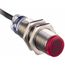 Photoelectric Sensor, Through Beam, Receiver, 15m Range, 12 to 24 VDC, Dark Operate, NPN NO, 2m Cable, Nickel Plated Brass, XUB2BNANL2R