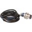Photoelectric Sensor, Through Beam, Receiver, 15m Range, 12 to 24 VDC, Dark Operate, PNP NO, 2m Cable, Nickel Plated Brass, XUB2BPANL2R