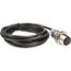 Photoelectric Sensor, Through Beam, Receiver, 15m Range, 12 to 24 VDC, Dark Operate, PNP NC, 2m Cable, Nickel Plated Brass, XUB2BPBNL2R