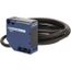 Photoelectric Sensor, Through Beam, Emitter, 30m Range, 24 to 240 VAC/VDC, Light Operate, 2m Cable, PBT, XUK2ARCNL2T