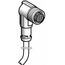 Sensor Cordset, M12 4-Pin Elbowed, 10m Cable, 4 Amp, 250 VAC, IP67, XZCP1241L10
