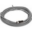 Sensor Cordset, M8 3-Pin Female Straight, PVC Jacket, 5m Cable, 3 Amp, 60 VAC, IP67, XZCPV0566L5