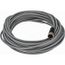 Sensor Cordset, M12 4-Pin Female Straight, PVC Jacket, 10m Cable, 3 Amp, 250 VAC, IP67, XZCPV1141L10