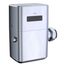 ECOPOWER Touchless 1.28 GPF High Efficiency Toilet Flush Valve with 24" Vacuum Breaker Set, Polished Chrome