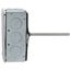 4" Duct Temperature Sensor with Mounting Box, 10k Ohm NTC Type 2 Thermistor