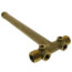1" x 13" MPT Solid Brass Tank Tee Package, 30-50 PSI (Lead Free)