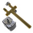 1" MPT Solid Brass Tank Tee Package (Lead Free)