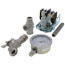 1" X 10" MPT Stainless Steel Union Tank Tee Package, 40-60 PSI