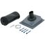 PRO-SYSTEM KIT - Gray Titan Outlet and Black 6ft E-Flex Guard for 5/8", 3/4" or 7/8" Tubing w/ 1/2" Wall Insulation