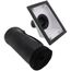 PRO-SYSTEM KIT - White Titan Outlet and Black 6ft E-Flex Guard for 5/8", 3/4" or 7/8" Tubing w/ 3/4" Wall Insulation