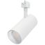 30W LED Track Head, 48-Degree Beam Spread, J-Style Track, 5 CCT Selectable, Matte White Finish